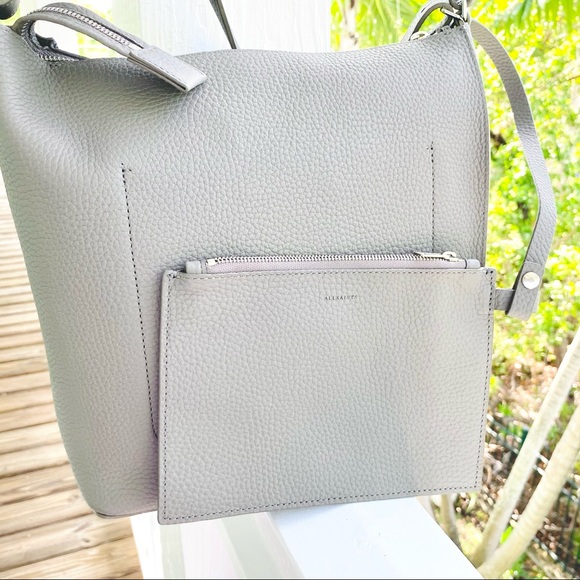 All Saints Grey Kita Bag NWOT - Picture 12 of 16
